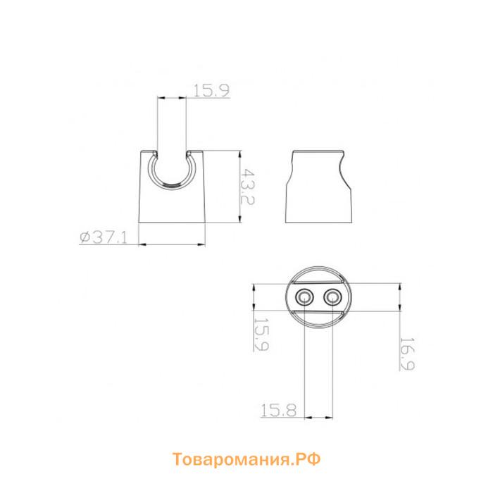 Гигиенический душ Lemark LM8077C, с настенным держателем и шлангом, хром