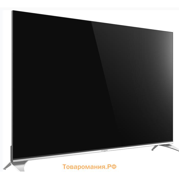 Телевизор Hyundai H-LED55QBU7500, 55", 3840x2160,DVB-T/T2/C/S2,HDMI 3,USB 2, Smart TV черный