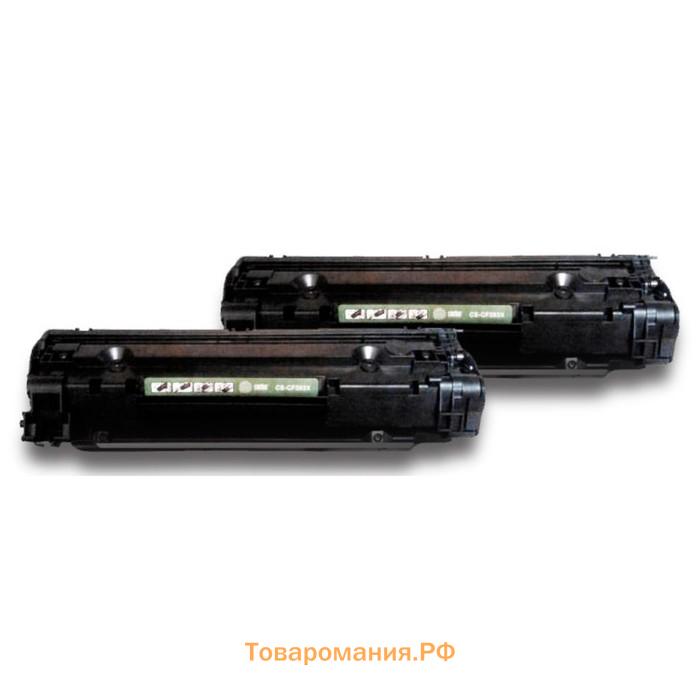 Картридж Cactus CS-CF283XD x2упак, для HP LJ Pro M225dn/M201/M202, 2200 страниц, цвет чёрный