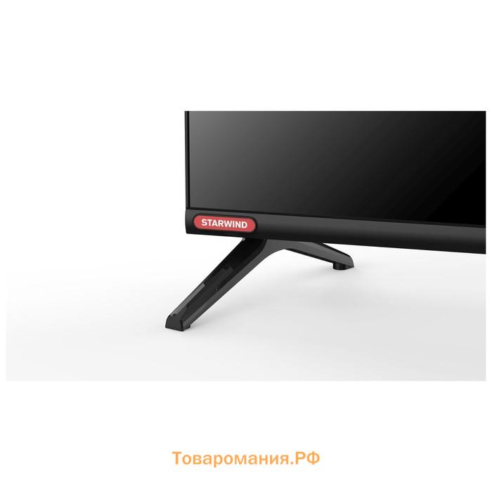 Телевизор Starwind SW-LED40SG300, 40", 1920х1080, DVB-T2/C/S2, HDMI 3, USB 2, SmartTV,чёрный