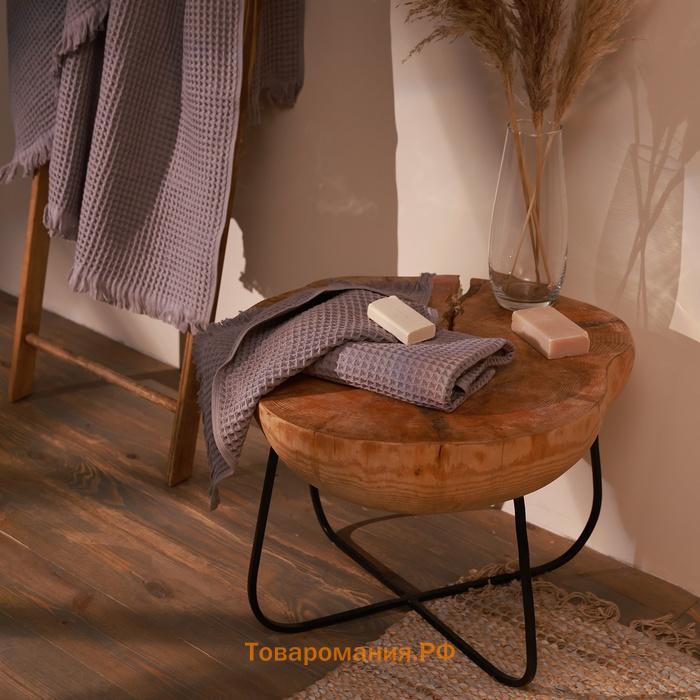 Полотенце вафельное SL HOME: Boho "Софт Мист" 30х60 см, 100% хлопок, 300 г/м2