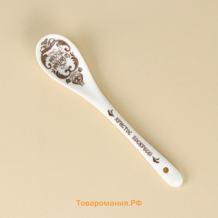 Ложка сувенирная «Со Светлой Пасхой», 2.5×13 см