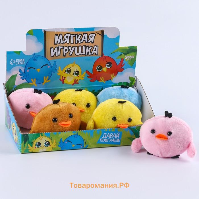 Мягкая игрушка «Птичка», МИКС, набор 6 шт.