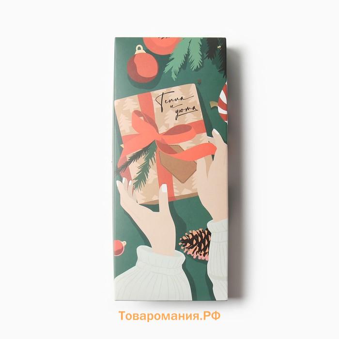 Женские перчатки в подарочной коробке "Подарок" размер 19