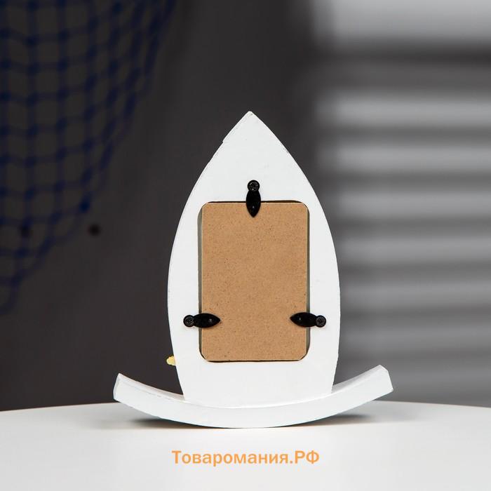 Фоторамка для фотографий настольная «Лодка», дерево, 18×15 см