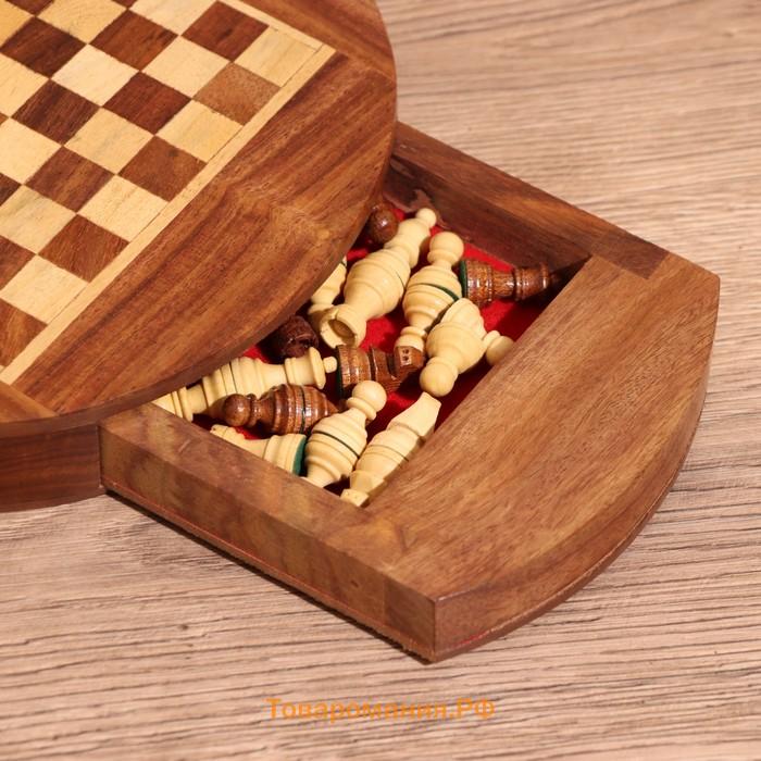 Шахматы магнитные, 20.5×20.5×3.5 см, дерево шишам