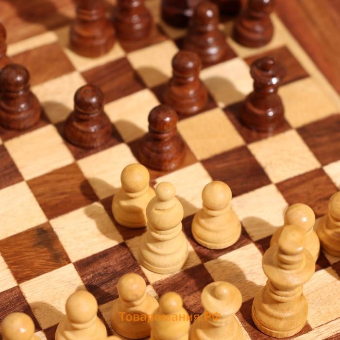 Шахматы магнитные, 20.5×20.5×3.5 см, дерево шишам