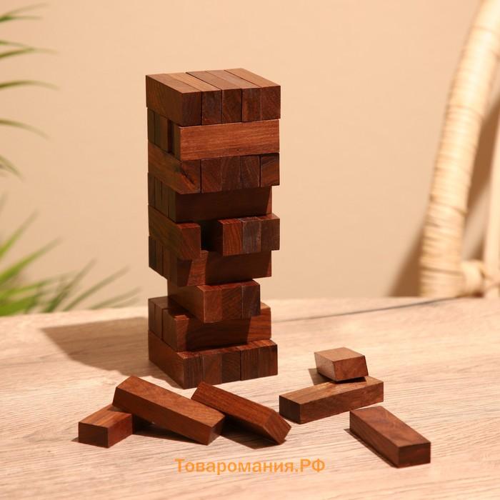 Игра настольная дженга «Падающая Башня», 21×8.5×6.5 см, дерево шишам