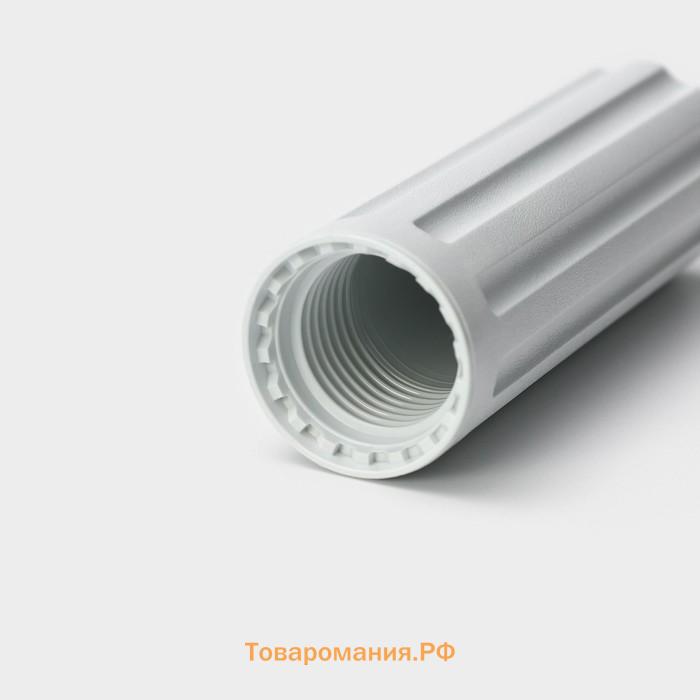 Сифон для взбивания сливок и газировки KONFINETTA, 1 л, 3 насадки, алюминий, серебристый