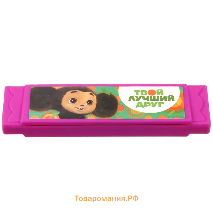 Губная гармошка,10 см, Чебурашка, МИКС