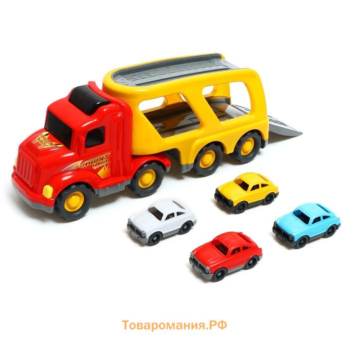 Автовоз Car Hauler, цвета МИКС