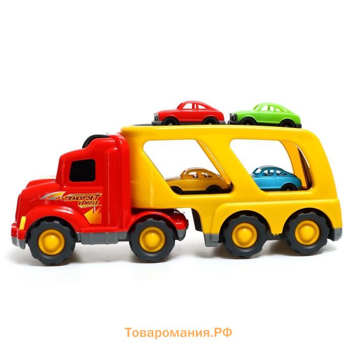 Автовоз Car Hauler, цвета МИКС