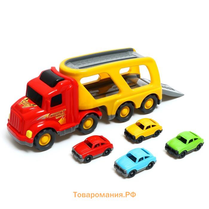 Автовоз Car Hauler, цвета МИКС