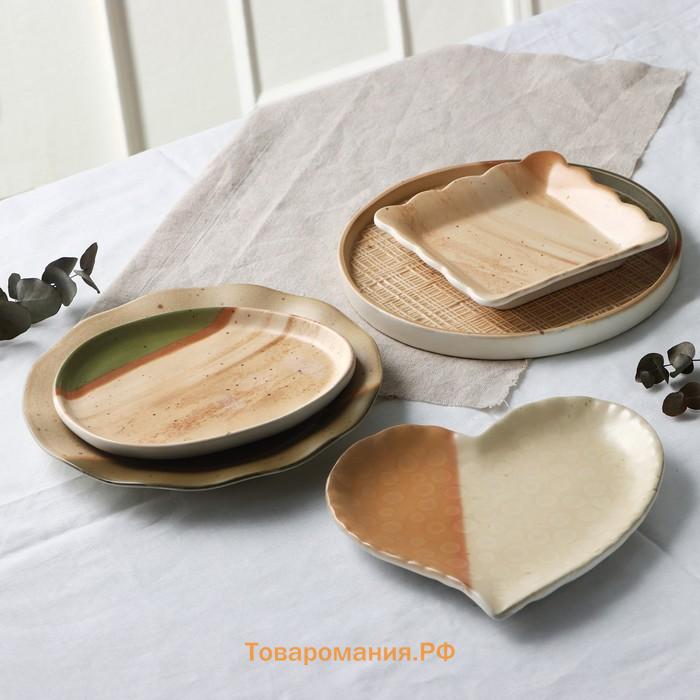 Тарелка керамическая Dolce Ceramo. «Самоцвет», 21,2 см