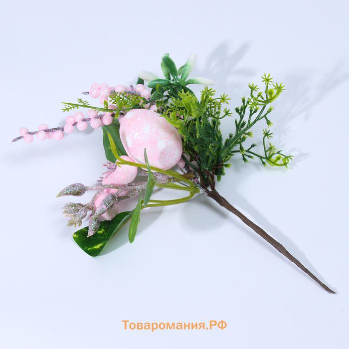 Пасхальный декор «Яйца розового цвета» 11×15×26 см