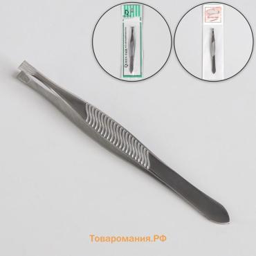 Пинцет прямой, узкий, 8.5 см