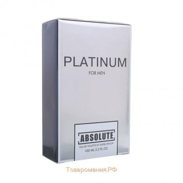 Туалетная вода мужская Absolute Platinum, 100 мл (по мотивам Egoiste Platinum (Chanel)