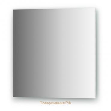 Зеркальная плитка с фацетом 10 мм, квадрат 50 х 50 см, серебро Evoform