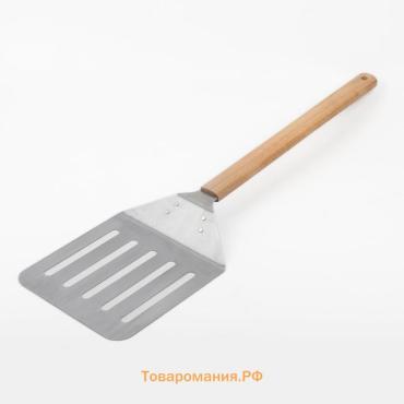 Лопата с прорезями для пиццы и коржей, 84×24×4.5 см
