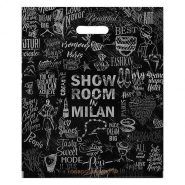 Пакет "Шоу-рум", полиэтиленовый с вырубной ручкой, 45 мкм 40 х 47 см