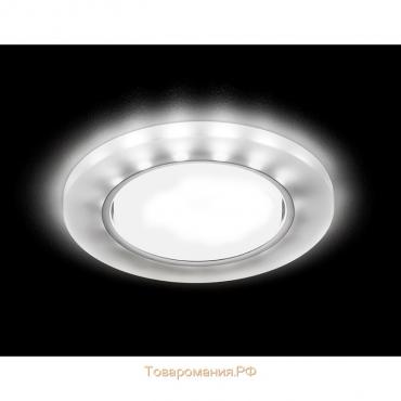 Светильник Ambrella light встраиваемый светодиодный, GX53, 3Вт, цвет белый, d=85 мм