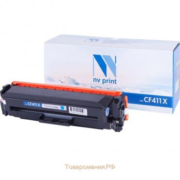 Картридж NVP NV-CF411X, для HP LaserJet ColorPro, 5000k, совместимый, голубой