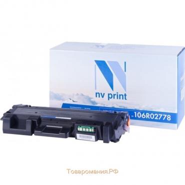 Картридж NV PRINT NV-T106R02778 для Xerox Phaser 3052/3260, Work Centre 3215 (3000k), черный 432855