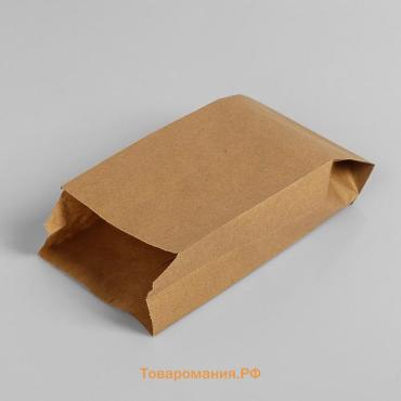 Пакет бумажный фасовочный, крафт, V - образное дно 20×10×5 см