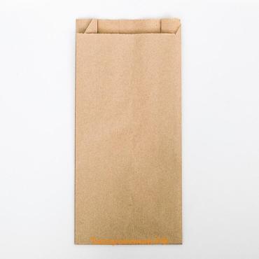 Пакет бумажный фасовочный, крафт, V-образное дно 30×14×6 см
