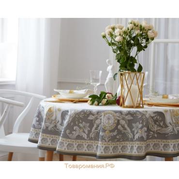 Скатерть "" Classic style d=150см +/-3см, 100% хл, саржа 190 гр/м2