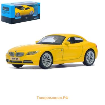 Машина металлическая BMW Z4, 1:43, цвет синий