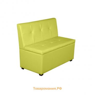Кухонный диван "Уют-1,4", 1400x550x830, лайм