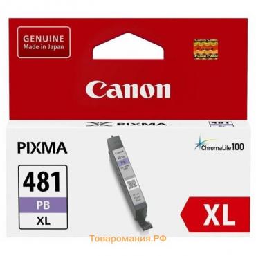 Картридж струйный Canon CLI-481XL PB 2048C001 фото голубой для Canon PixmaTS8140TS/TS9140