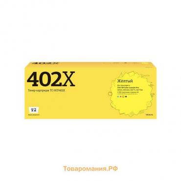 Лазерный картридж T2 TC-HCF402X (CF402X/201X/402X/CF402/NV/CS) для принтеров HP, желтый