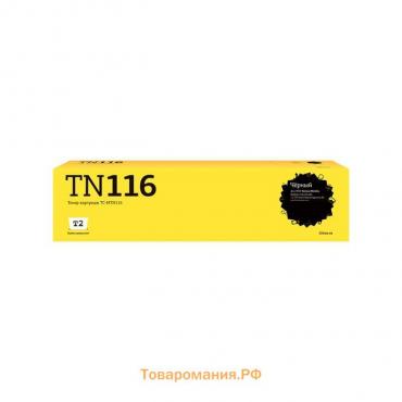 Лазерный картридж T2 TC-MTN116 (TN-116/TN-118/TN116/TN118/BizHub) Konica-Minolta, черный