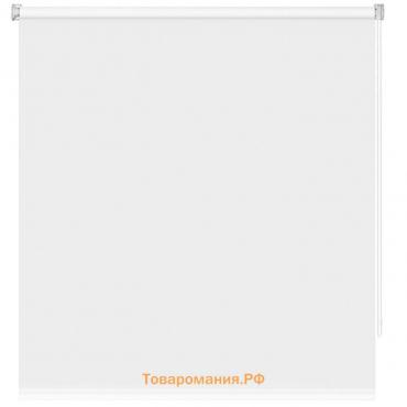 Рулонная штора «Плайн», 80х160 см, цвет белый