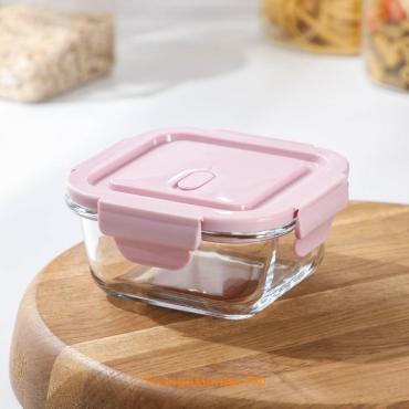 Контейнер  Cook and Freeze, 300 мл, 12×6 см, с крышкой, жаропрочное стекло, МИКС