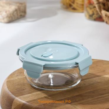 Контейнер  Cook and Freeze, 370 мл, 13.5×6 см, с крышкой, жаропрочное стекло, МИКС
