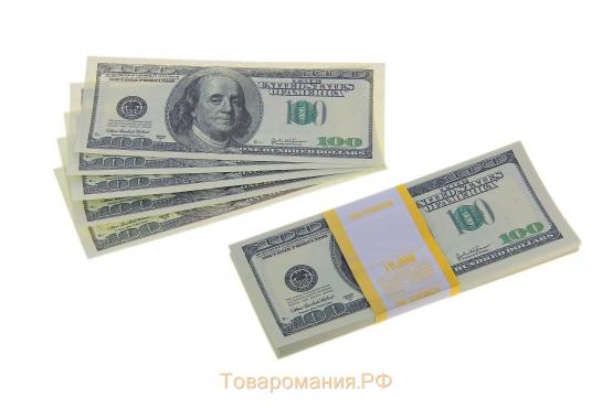 Пачка купюр 100 $, микс