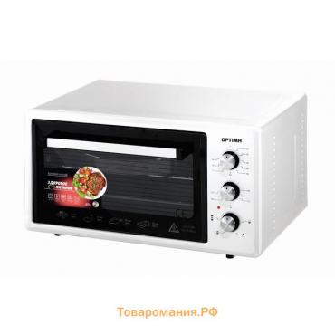 Мини-печь OPTIMA OF-48W, 1600 Вт, 48 л, 50-300°С, таймер, белая