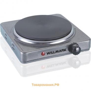 Плитка электрическая WILLMARK НS-115G, 1500 Вт, 1 конфорка, серая