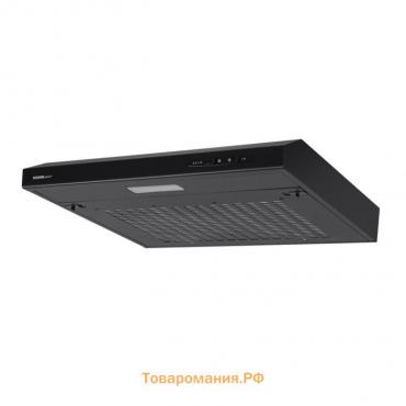 Вытяжка HOMSair HORIZONTAL 50, плоская, 420 м3/ч, 3 скорости, 50 см, чёрная