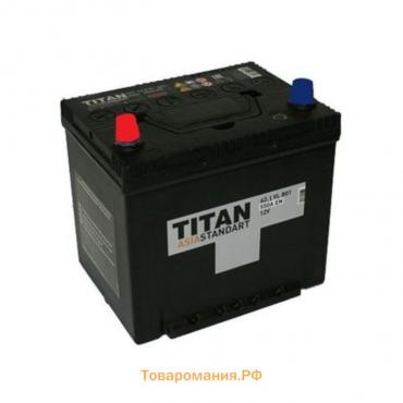 Аккумуляторная батарея Titan Asia Standart 62 Ач 6СТ-62.1 VL (D23FR), прямая полярность