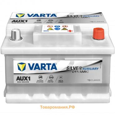 Аккумуляторная батарея Varta 35 Ач Silver Dynamic 535 106 052 AUXILIARY (A2305410001), обратная поля