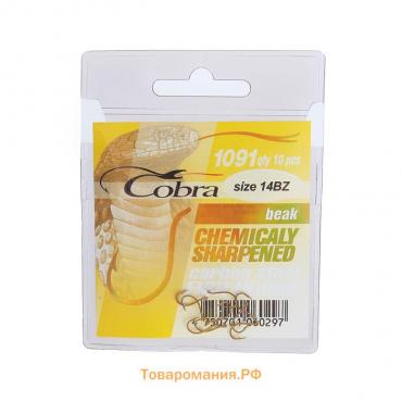 Крючки Cobra ALLROUND, серия CA114, № 14, 10 шт.