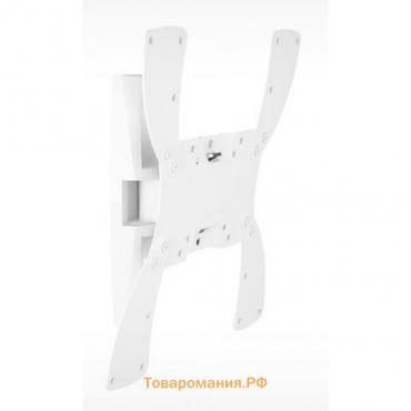 Кронштейн для телевизора Holder LCDS-5019, до 30 кг, 22-42", настенный, поворот и наклон, белый