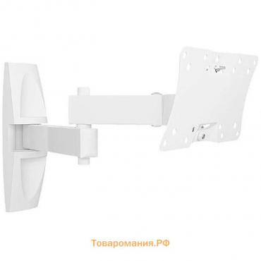 Кронштейн для телевизора Holder LCDS-5064, до 30 кг, 10-32", настенный, поворот и наклон, белый