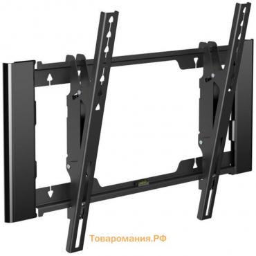 Кронштейн для телевизора Holder T4925-B, до 45 кг, 26-55", настенный, наклон, чёрный