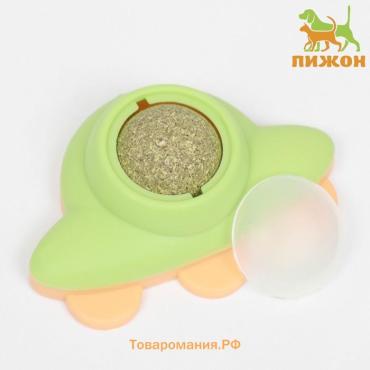 Игрушка для кошек с кошачьей мятой "НЛО", 6 см