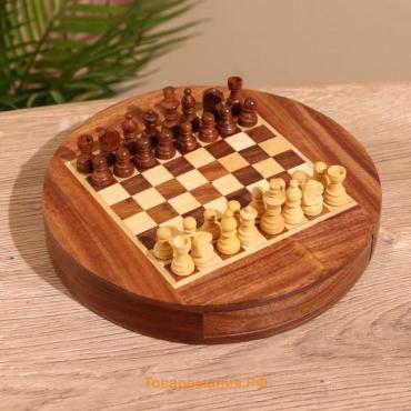 Шахматы магнитные, 20.5×20.5×3.5 см, дерево шишам